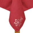 thumbnail image 2 of Mantel Poliéster Design Imports Blanco 100% poliéster con dobladillo de 1', 2 of 2