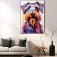 thumbnail image 5 of Cesky Terrier Canvas Wall Art Famous Oil Paintings Monets Watercolor Dog Canvas Funny Dog Canvas Floral Print Abstract Farmhouse Gallery Aesthetic Room Decor for Bedroom Bathroom, 5 of 6
