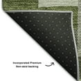 thumbnail image 3 of Addison Rugs Mayfield Washable Transitional Geometric Olive Rectangle Rug, 9' x 12', 3 of 6