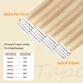 thumbnail image 3 of DNE Tape in Hair Extensions Real Human Hair 16 inches 20Pcs/40g/Pack Seamless #27/613 Light Color Straight Invisible Double Sided Tape in Hair Extensions for Women/Girls Can Bleached and Curl, 3 of 5
