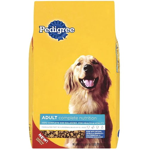 walmart pedigree dry dog food