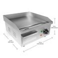 thumbnail image 2 of GorillaRock Flat Top Griddle | Teppanyaki Grill with Single Thermostat | Nonstick | 110V, 2 of 10
