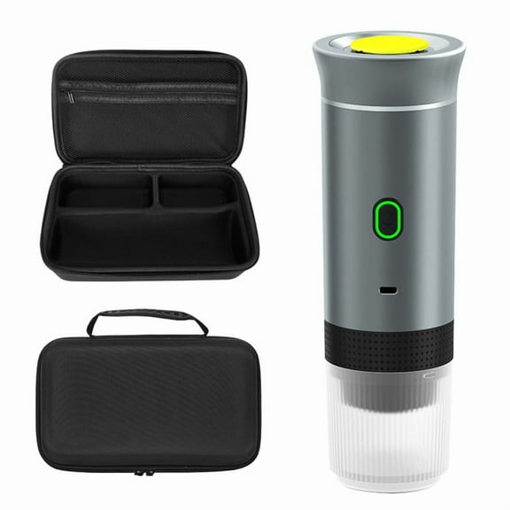 Portable Electric Espresso Machine with Travel Bag Portable Coffee Maker for Travel Self-Heating Car Espresso Maker C