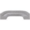 thumbnail image 5 of Meridian Furniture Arc Grey Boucle Fabric Modular Sectional, 5 of 10