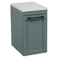 thumbnail image 5 of Modern Wall-Mounted Bathroom Vanity with Washbasin | Palm Beach Green Matte Collection | Non-Toxic Fire-Resistant MDF-68" (34+34)-Diamond Collection 32", 5 of 5