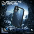 thumbnail image 6 of ShellTech Waterproof Case for Samsung Galaxy A15 5G,Shockproof IP68 Certified Dustproof Built-in Screen Protector Full Body Cover for Samsung Galaxy A15 5G,Grassblue, 6 of 9