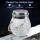 thumbnail image 3 of Solar Garden Lantern, 1 Piece Outdoor Hanging Solar Lantern with 30 LED Waterproof Solar Lantern Decorative Lighting for Garden Porch Terrace Balcony, 3 of 5