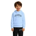 thumbnail image 6 of 2 Piece Sets for Girls Big Boys Sweatsuits 18-20 Printed Hoodie and Soft Sweatpants Casual Outfit Set 2Pcs Kids OutfitsSize 4-5 Years, 2-Light Blue, 6 of 6