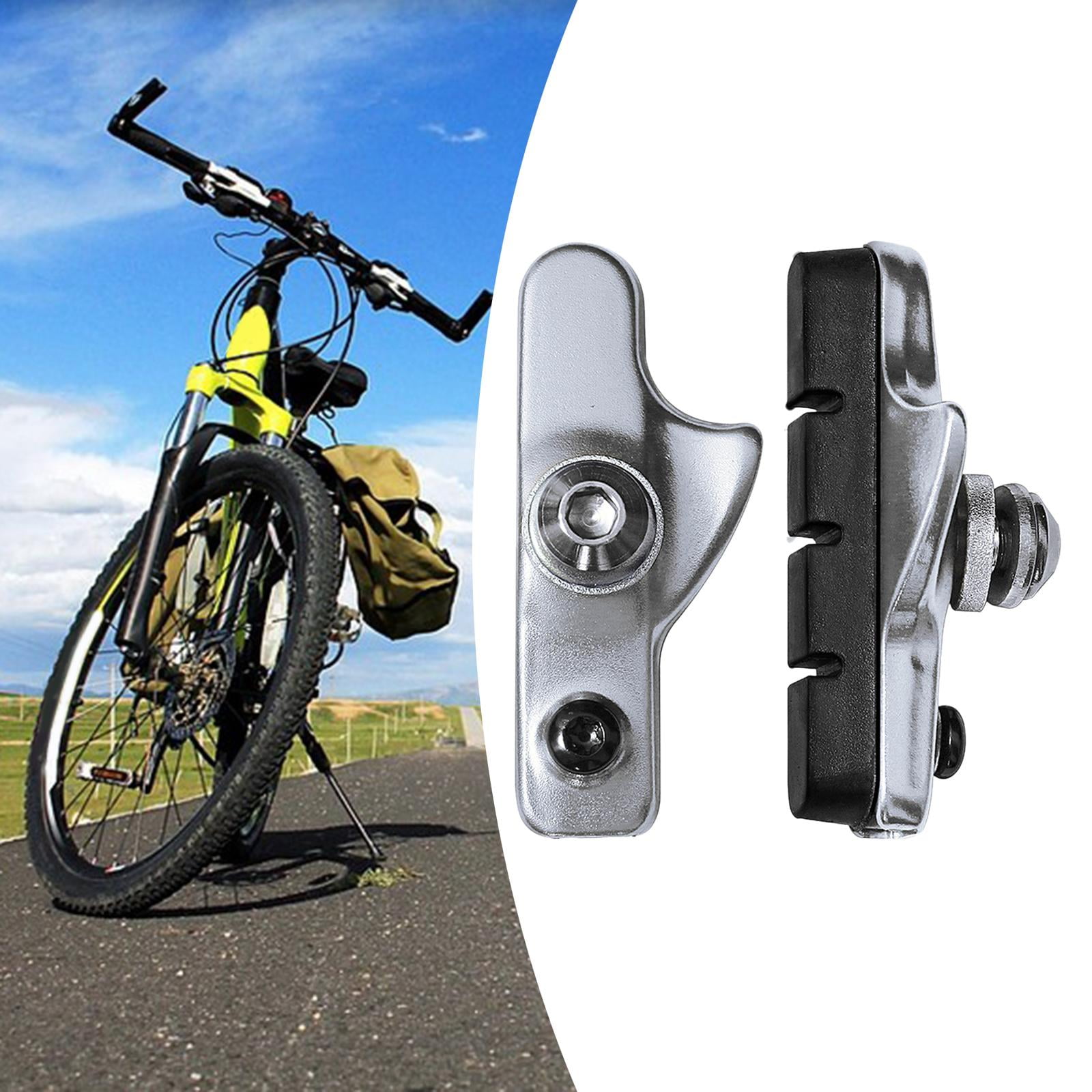koolsoo 1 Pair Road Cycling Bike Holder Shoe Bike Brake Rubber Pad Block