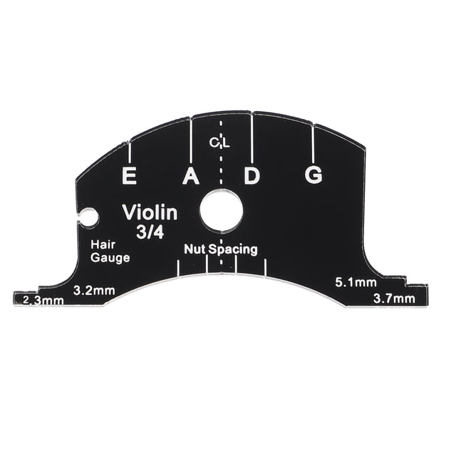 MasteelfCA 1Pc Practical Violin Bridge Practical Violin Part Useful Violin Accessory Black
