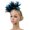 Blue, variant on CXHEGBEJ Flapper Patchwork Feather Headband for Women Vintage Headpiece 20s Party Costume Hair Band Headwear Hair Accessory for Party Cocktail Black