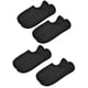 thumbnail image 1 of Hombre Elástico No Show Low Cut Sport Footsie Boat Calcetines 4 Pares Negro, 1 of 2