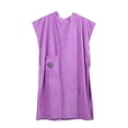 thumbnail image 2 of uublik Robe Women Lightweight Short Bathrobe Sleepwear Pajamas Nightgowns Loungewear Purple, 2 of 5