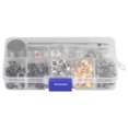 thumbnail image 1 of Sonew Eyelet Grommet Washer with 3pcs Handwork Tools Set (5mm x 220pcs),Eyelet Washer, 1 of 9