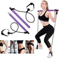 thumbnail image 1 of Portable Pilates Bar Kit With Exercise Resistance Band, Exercise Pilates Bar, 1 of 4