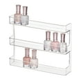 thumbnail image 4 of iDesign, Clear Recycled Plastic 2-Pack Wall Mount Rack Organizer,, 4 of 9