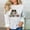 White, variant on JingHai Up to 65% off!Merry And Bright Christmas Sweatshirt For Women Letter Printed Casual Long Sleeve Round Neck Pullover Tops-Red XXL