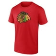 thumbnail image 2 of Men's  Red Chicago Blackhawks Primary Logo T-Shirt, 2 of 3