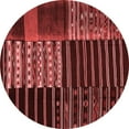 thumbnail image 1 of Ahgly Company Indoor Round Patchwork Red Transitional Area Rugs, 8' Round, 1 of 4
