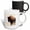 Multicolor, variant on 3drose, Wyoming Territory Mammal the Bison, 11oz Two-tone Black Mug