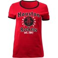 thumbnail image 1 of Ladies Baby Jersey Short Sleeve Ringer Tee, 1 of 1