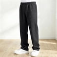 thumbnail image 5 of SJLDQY Boys' Baggy Sweatpants Elastic Waist Casual Trousers Solid Color Loose Fit Joggers with Pockets, 5 of 8