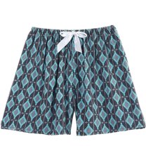 SWSMCLT Women's Soft Pajamas Cute Pajama Shorts Lightweight Pjs Summer Spring Lounge Comfy Elastic Breathable Blue X-Small-Large