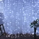 thumbnail image 5 of Cadena de luz NikouMX 200LED USB control Remoto 3x2m 8 modos decoración de lámpara de cortina de boda blanco puro, 5 of 8