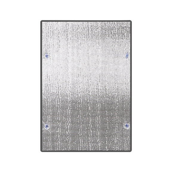 Aminojy 100% Light Blocking Window Cover - Thermal Insulation Film with UV Protection for Bedrooms & Living Rooms (9mm Pearl Cotton Layer)