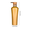 thumbnail image 3 of Dispensador de jabón líquido de plástico para manos – Bomba recargable para gel de ducha, ideal para baño y encimera de cocina – Envase para jabón líquido no corrosivo, 3 of 6