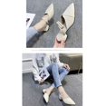 thumbnail image 4 of Chanclas de tacón zapatillas de tacón con punta cerrada suave punta estrecha a la moda elegantes para mujeres para trabajo de oficina ANGGREK Otros, 4 of 7
