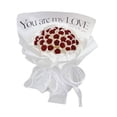 thumbnail image 4 of Ramo de rosas de simulación DIY, bendición eterna, rosa roja, decoración del hogar para 33 piezas de flores, 4 of 9