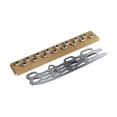 thumbnail image 2 of harper 2Pcs Ice Skate Blade with 16 Edge Plugs Replaceable Silver Sturdy Compatible for S, 2 of 10