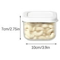 thumbnail image 2 of Bigersell Food Storage Containers with Lids Airtight Stackable Plastic Kitchen and Pantry Organization Storage Dry Food Canisters for Cereal, Dry Food, Flour and Sugar A, 2 of 5