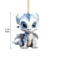 thumbnail image 3 of Luoshdecor Dragon Christmas Tree Ornament 2025 New Christmas Ornament ,Cute Dragon Acrylic Pendant Hanging for Christmas Tree Holidays Party Car Home Decor, 3 of 8