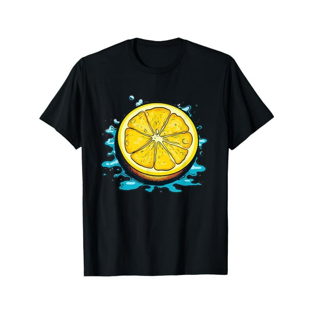 Vibrant Lemon Splash Refreshing Citrus Look T-Shirt Women Men Tee Top