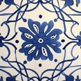 thumbnail image 6 of Acheng Arabesque Flower Round Tablecloth Outdoor Picnic Camping and Indoor Kitchen Dining Party 100% Polyester Fiber 46-50, 6 of 8
