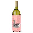 thumbnail image 1 of "Treasures Pilgrim Pink Check - Portabotellas decorativo, 750 ml, multicolor" Caroline's Treasures BB7893LITERK, 1 of 1