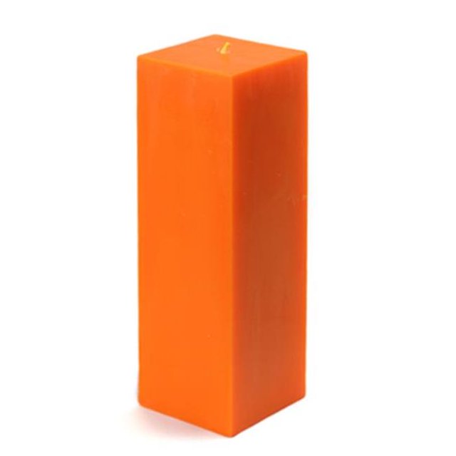 Jeco CPZ-154 Bougie Pilier Carrée 3 x 9 Po, Orange