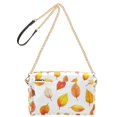 thumbnail image 2 of FORMRS Women Crossbody Purse with Chain Strap Vegan Leather Shoulder Handbag, Orange Leaves, 2 of 7