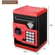 thumbnail image 2 of Cartoon Electronic Atm Password Piggy Bank Cash Coin Can Auto Scroll Paper Money Saving Box Gift For Kids (black Red), 2 of 2
