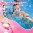 thumbnail image 4 of Kids Swim Goggles for Age 2-8, Toddler-Goggles with Fabric Strap No Leak Pain-Free, Anti-Fog Goggles for Girls Boys, 4 of 5