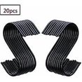 thumbnail image 1 of SHAR Black S-hooks - Pack of 20, 1 of 4