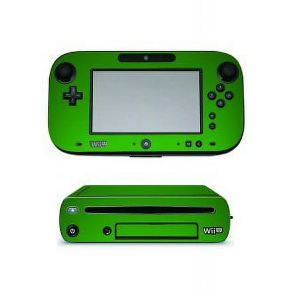 Nintendo Wii U CHROME GREEN Console Skin