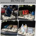 thumbnail image 3 of Binienty Western Horse Print Universal Auto Cargo Liner, Anti-Skid Backing Rear Trunk Mat, Wear Resistant Stylish Vehicle Interior Accessory, 29" x 39" Fit for Most Sedan SUV Wagon, 3 of 7