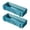 Blue, variant on jinwen Wood Planter Box Rectangle Succulent Container for Farmhouse Balcony Wedding Blue