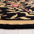 thumbnail image 4 of Safavieh Chelsea Dania Bordered Area Rug, Black, 7'6" x 9'6" Oval, 4 of 12