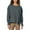 Navy, variant on Women's Ribbed Knit Sweatshirt, Textured Crew Neck Pullover Top, Medium Weight Casual Long Sleeve Shirt for Everyday Comfort, Autumn and Spring Wear Beige L