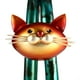 thumbnail image 3 of Spring Little Cat Escultura de metal Escultura de hierro Resumen, 3 of 8