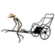 thumbnail image 2 of Bsvklp Estante para Botellas Vino Con Encimera Rickshaw Humano para Bar (negro), 2 of 9